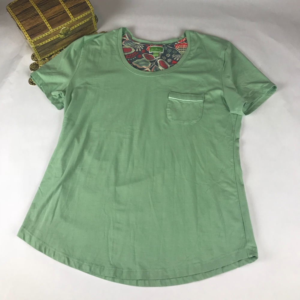 Vera Bradley Green Tee Size XL